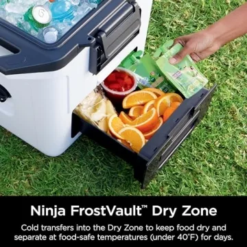 Ninja FrostVault 30qt Cooler with Dry Zone & Ice Retention