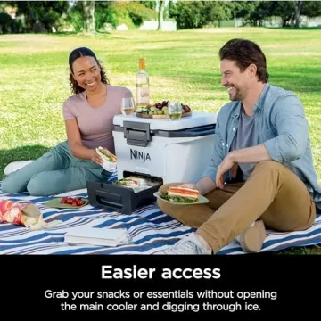 Ninja FrostVault 30qt Cooler with Dry Zone & Ice Retention