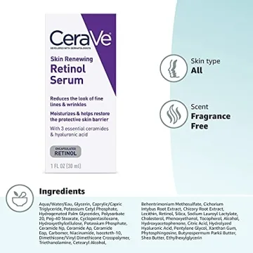 CeraVe Retinol Serum Anti-Aging Hydrating Gentle Skin Care