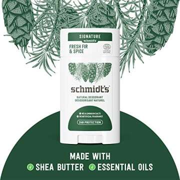 Schmidt's Aluminum Free Deodorant Fresh Fir & Spice 2-pk