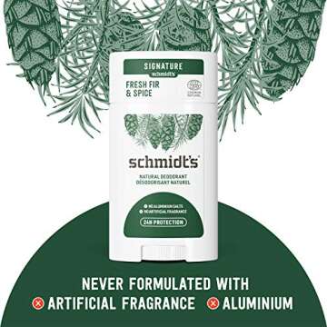 Schmidt's Aluminum Free Deodorant Fresh Fir & Spice 2-pk