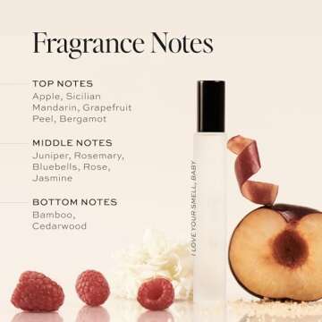 Dime Beauty Perfume I Love Your Smell, Baby, 0.34 oz / 10 ml - Sweet Floral Scent, Hypoallergenic, C...