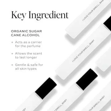 Dime Beauty Perfume I Love Your Smell, Baby, 0.34 oz / 10 ml - Sweet Floral Scent, Hypoallergenic, Clean Perfume, Eau de Toilette For Women