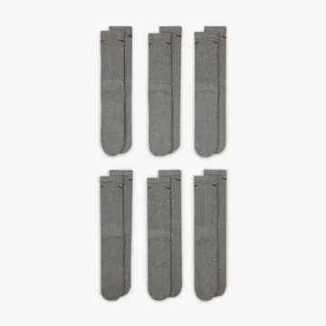 Nike Everyday Cushioned Crew Socks – 6 Pairs for All Ages