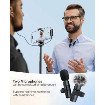 MENERESAS Mini Microphone: Versatile Clip-On for All Devices