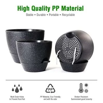 Stylish UOUZ Self-Watering Pots for Gardening Success
