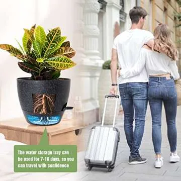 Stylish UOUZ Self-Watering Pots for Gardening Success