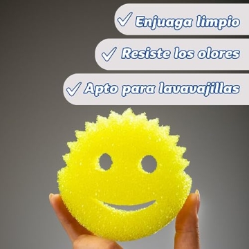 Scrub Daddy Original Smiley Sponge Pack of 4 for Effortless Cleaning