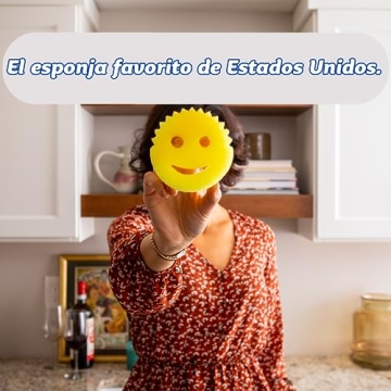 Scrub Daddy Original Smiley Sponge Pack of 4 for Effortless Cleaning