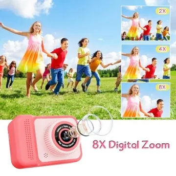 Kids Camera 1080P HD Digital Fun for Ages 5+ - Pink