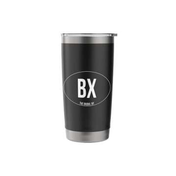Bronx New York Classic Oval Design, I Love NYC Stainless Steel Insulated Tumbler