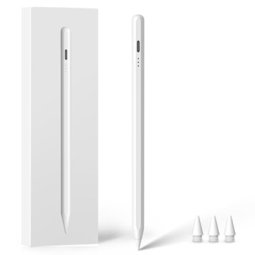 Stylus Pen for iPad 2018-2024, 15 mins Fast Charge Apple Pen iPad Pencil with Palm Rejection and Til...