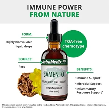 NutraMedix Samento Cat's Claw Liquid Vitamins for Immunity