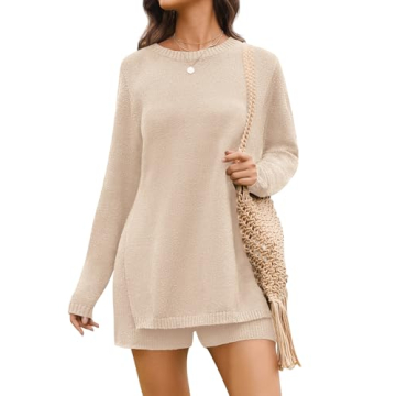 NENONA Women's Stylish Knit Lounge Set for Casual Days