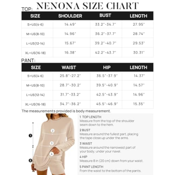 NENONA Women's Stylish Knit Lounge Set for Casual Days