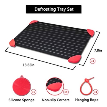 Rapid Defrosting Tray - Safe Thawing for Frozen Meat