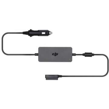DJI Mavic Air 2 Car Charger - Charging Accessory for Drone (CP.MA.00000251.01), Black