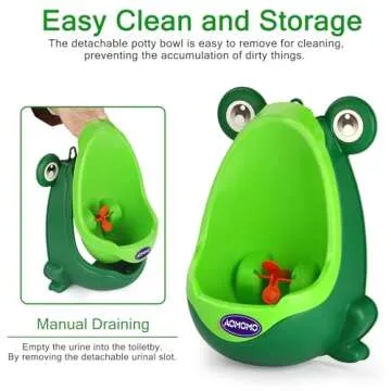 Frog Potty Training Urinal for Boys Fun Target Green