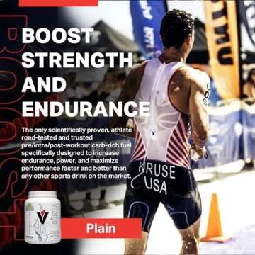 Vitargo Carbohydrate Powder, 2X Faster Absorbing, 4.4 LB Plain, Pre, Intra & Post, Sugar-Free Complex Carb Powder for Recovery, Endurance & Muscle Gain, Made in USA