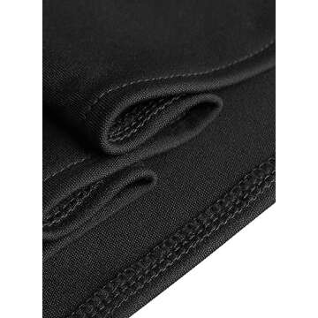 Berydress Women's Elegant Chic Halter Neck Sleeveless Solid Stretchy Mermaid Long Evening Dress (L, 6075-Black)