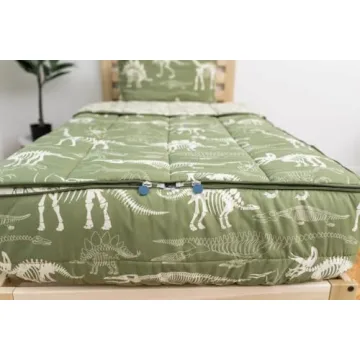 Beddy's Dinosaur Themed Easy Zip Kids Bedding Set