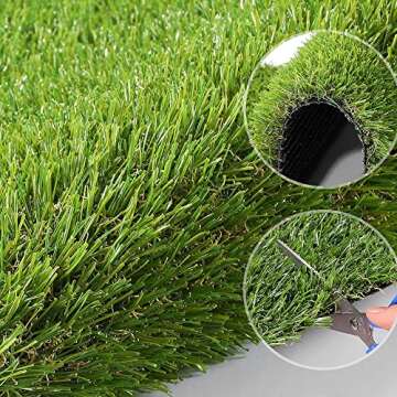 Homietina Artificial Grass Turf for Indoor and Outdoor Use