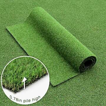 Homietina Artificial Grass Turf for Indoor and Outdoor Use