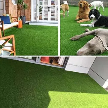 Homietina Artificial Grass Turf for Indoor and Outdoor Use