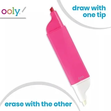 Ooly Do-Overs Erasable Highlighters Set - Fun and Functional
