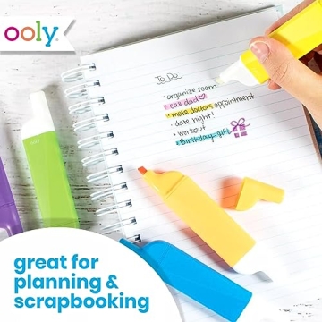 Ooly Do-Overs Erasable Highlighters Set - Fun and Functional