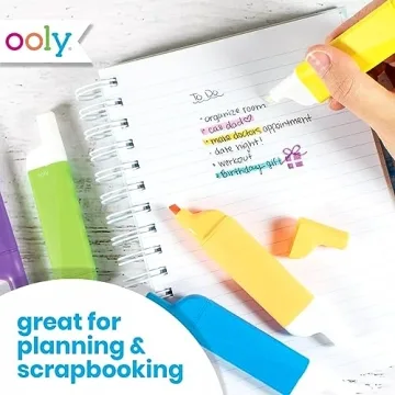 Ooly Do-Overs Erasable Highlighters Set - Fun and Functional