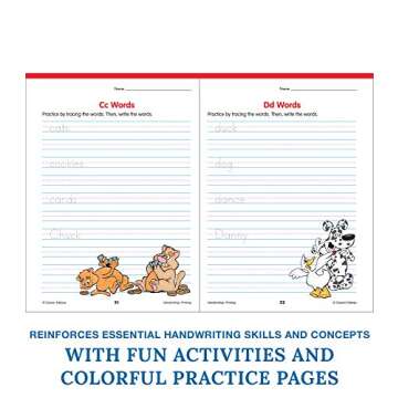 Carson Dellosa Kids Handwriting Workbook for Practice Printing and Letter Tracing Uppercase and Lowercase Alphabet, Preschool and Up (Brighter Child: Grades K-2)