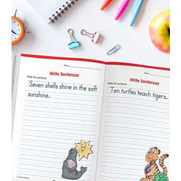 Carson Dellosa Kids Handwriting Workbook for Practice Printing and Letter Tracing Uppercase and Lowercase Alphabet, Preschool and Up (Brighter Child: Grades K-2)