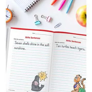 Carson Dellosa Kids Handwriting Workbook for Practice Printing and Letter Tracing Uppercase and Lowercase Alphabet, Preschool and Up (Brighter Child: Grades K-2)