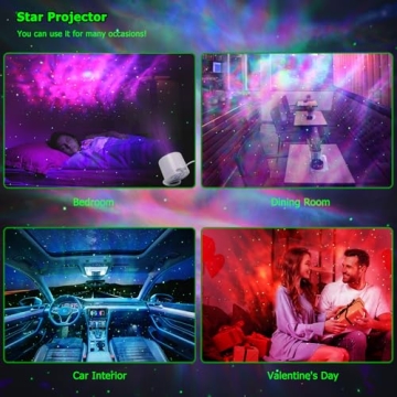 Star Projector with Remote for Bedrooms and Parties
