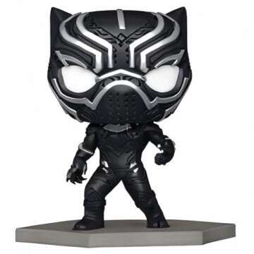 Funko Pop! Marvel: Captain America: Civil War Build A Scene - Black Panther, Amazon Exclusive, Figure 3 of 12