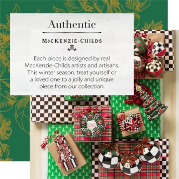 MacKenzie-Childs Jester Fancy Ornaments Set of 3
