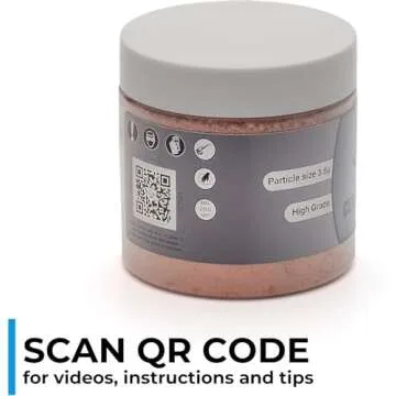 GLASS POLISH PRO 8.8oz (250g) Cerium Oxide, High-Grade Glass Polishing Powder, Enhanced Formula, TREO 85%, 3.5 Microns, Brown – GP90008