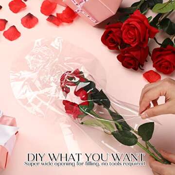 40 Pack Large Clear Stuffing Balloons for Events