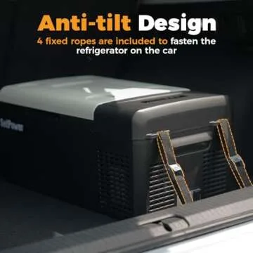 Setpower Electric Coolers for Vehicles AC/DC Car Refrigerator, 20L/21QT 12V Refrigerator Car Fridge Portable Freezer, Plug In Cooler for Truck RV SUV Van Travel Camping, Black