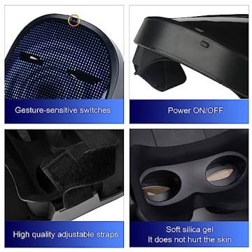 MEGOO LED Programmable Mask for Parties and Events