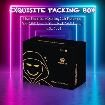MEGOO LED Programmable Mask for Parties and Events