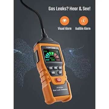 TopTes PT520A+ Gas Leak Detector with Flexible Probe
