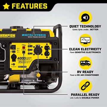 Champion 3500-Watt Generator for Camping & Emergencies