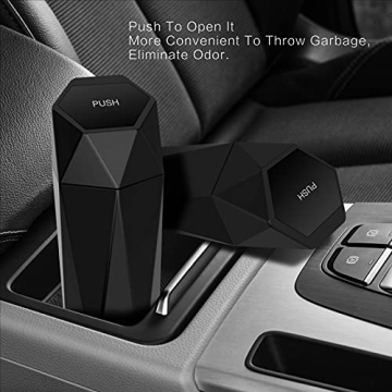 SZEOF Car Trash Can with Lid for Cars and Home