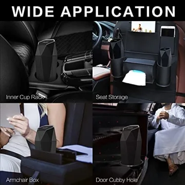 SZEOF Car Trash Can with Lid for Cars and Home