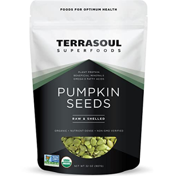 Terrasoul Organic Pumpkin Seeds - Premium Quality 2 Lbs