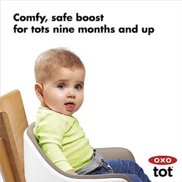OXO Tot Nest Booster Seat with Removable Cushion, Taupe