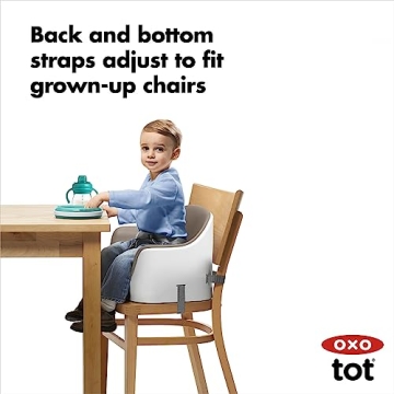 OXO Tot Nest Booster Seat with Removable Cushion, Taupe