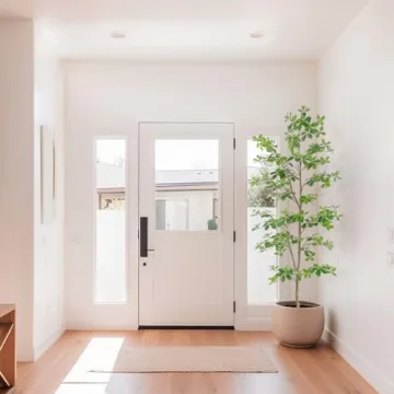 Lifelike 7ft Bellacat Faux Olive Tree for Home Decor